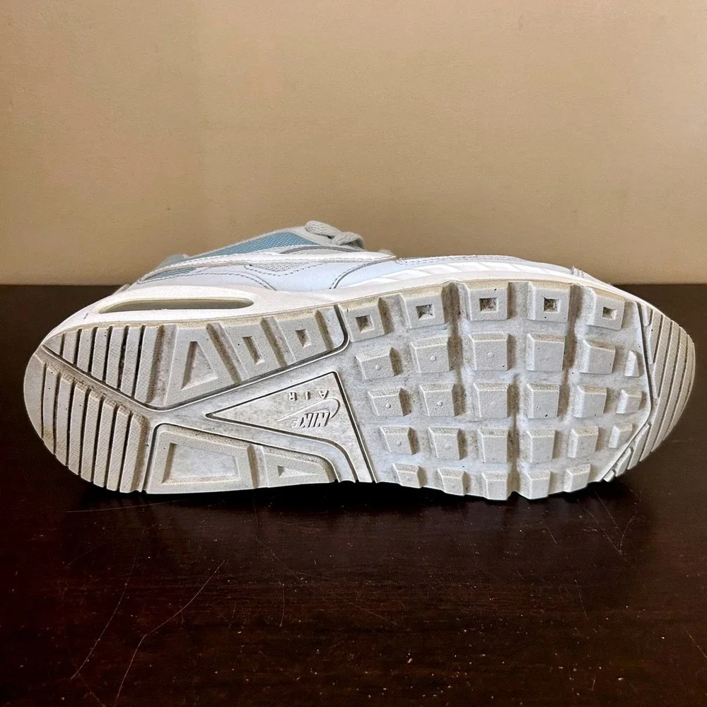 Nike Air Max Ivo Womens Sneakers‎ Light Grey Aqua Blue White Low Top Shoes